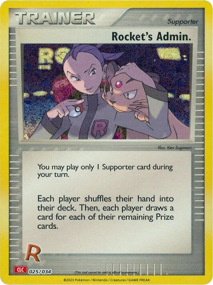 Carte Pokémon Rocket's Admin. #025 — Deck Dracaufeu & Ho-Oh-ex