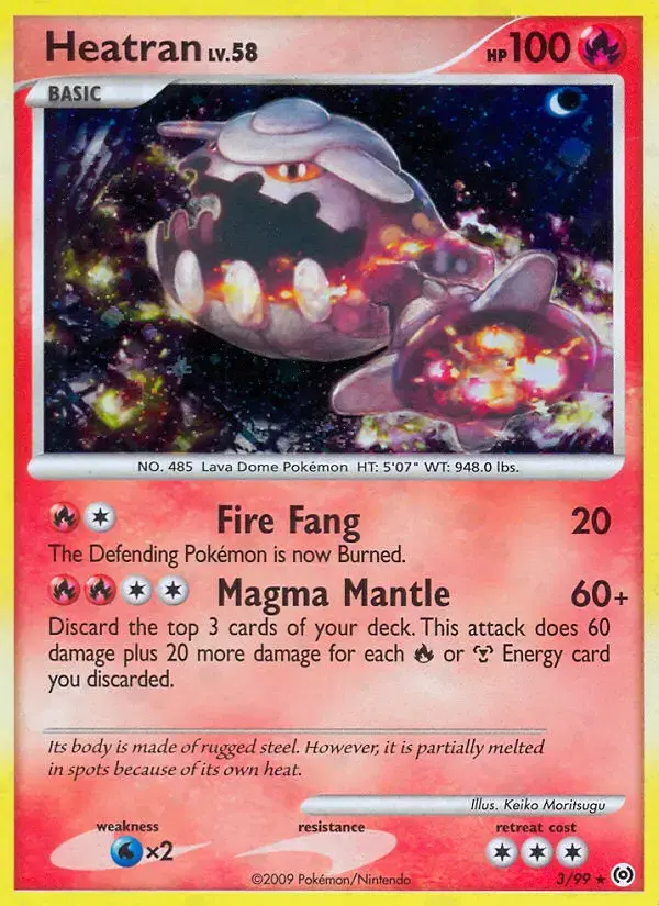Carte Pokémon Heatran #3 — Arceus