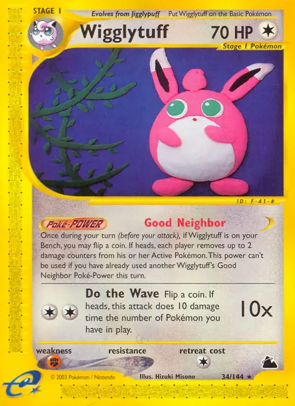 Carte Pokémon Grodoudou #34 — Skyridge