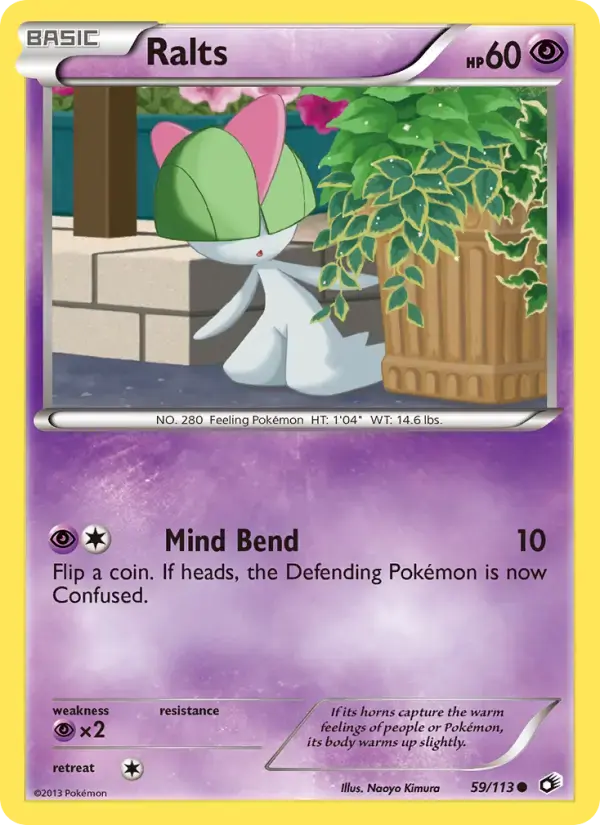 Carte Pokémon Ralts #59 — Trésors Légendaires