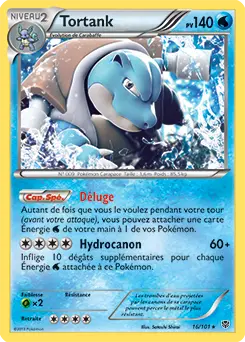 Carte Pokémon Tortank #016 Cosmos — Explosion Plasma