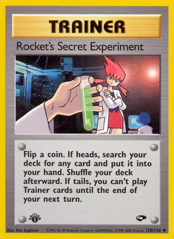 Carte Pokémon Rocket's Secret Experiment #120 — Gym Challenge