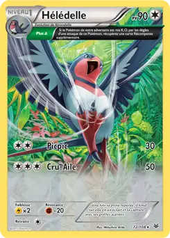 Carte Pokémon Hélédelle #072 Non Holo — Ciel Rugissant