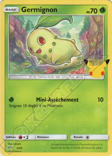 Carte Pokémon Germignon #2 — 2021 Promo McDonald's