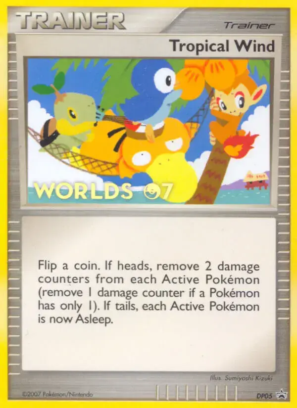 Carte Pokémon Vent tropical #DP05 — Promos Diamant et Perle