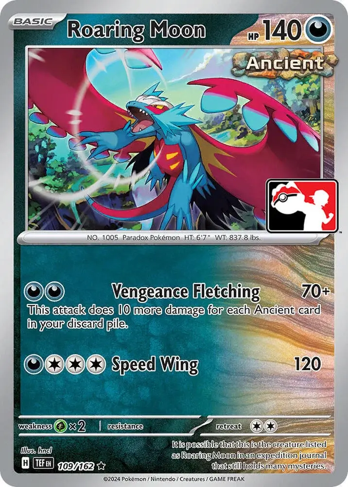 Carte Pokémon Rugit-Lune #109/162 S6 — Play! Pokémon Prize Pack Series