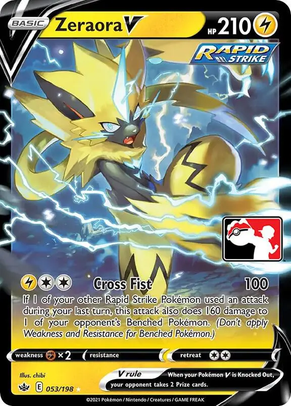 Zeraora V #053/198 S1 — Play! Pokémon Prize Pack Series