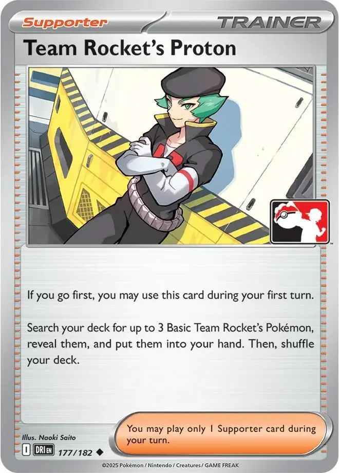 Team Rocket's Proton #177/182 S8 — Play! Pokémon Prize Pack Series