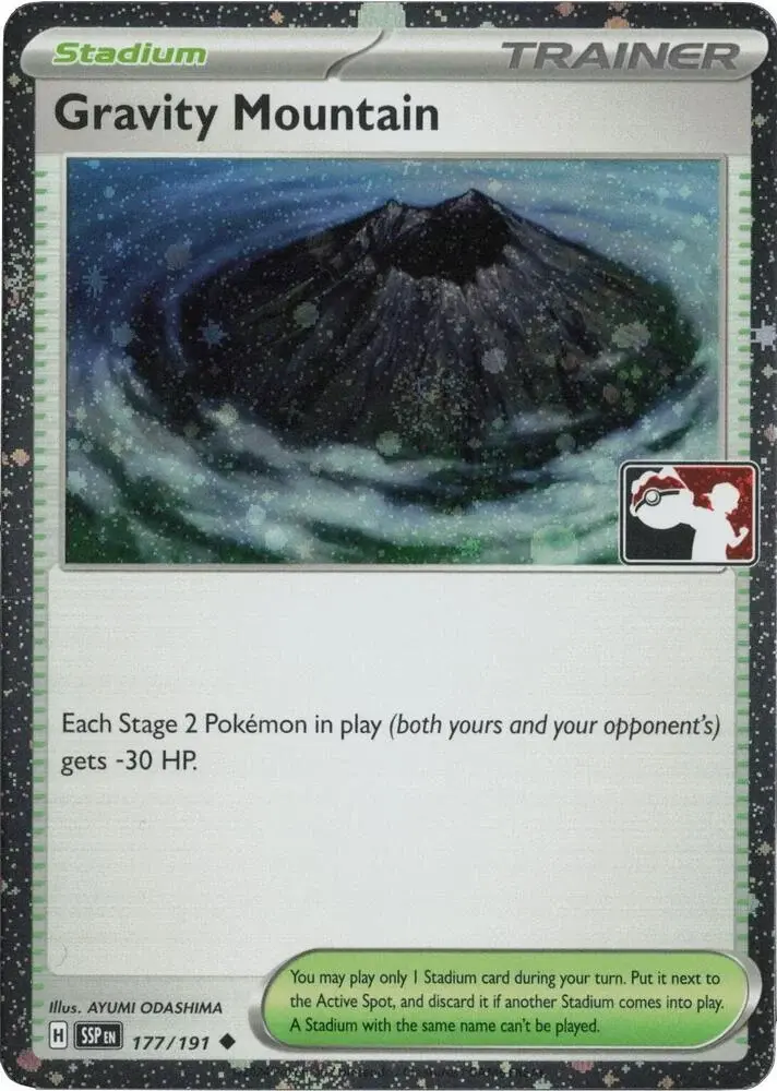 Gravity Mountain #177/191 S7 — Play! Pokémon Prize Pack Series