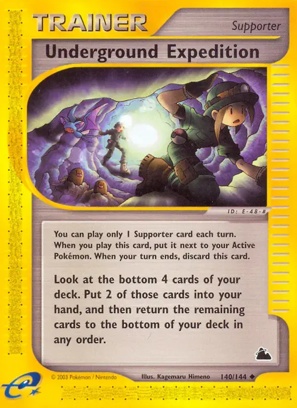 Carte Pokémon Underground Expedition #140 — Skyridge