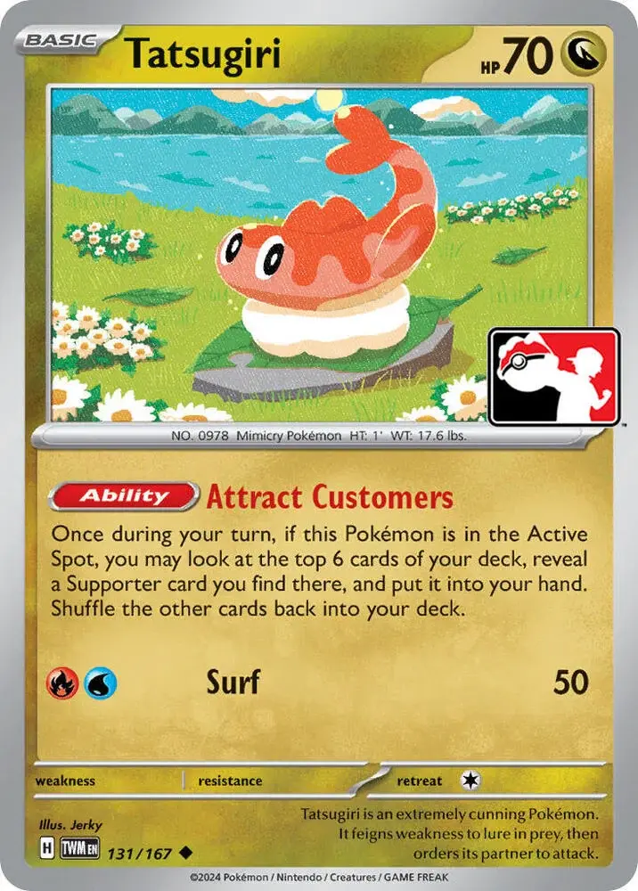 Tatsugiri #131/167 S6 — Play! Pokémon Prize Pack Series