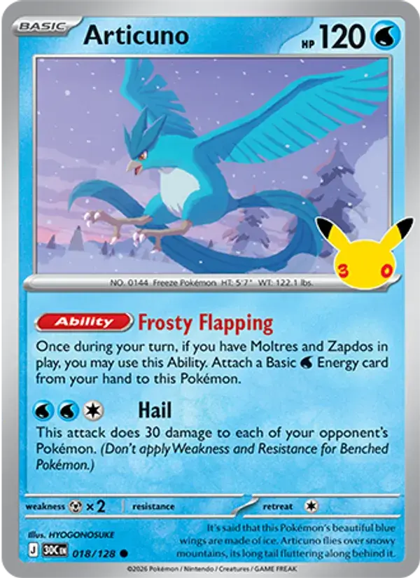 Articuno #018 — 30th Celebration