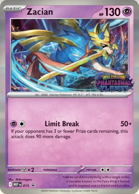 Zacian #015 — Mega Evolution Promos