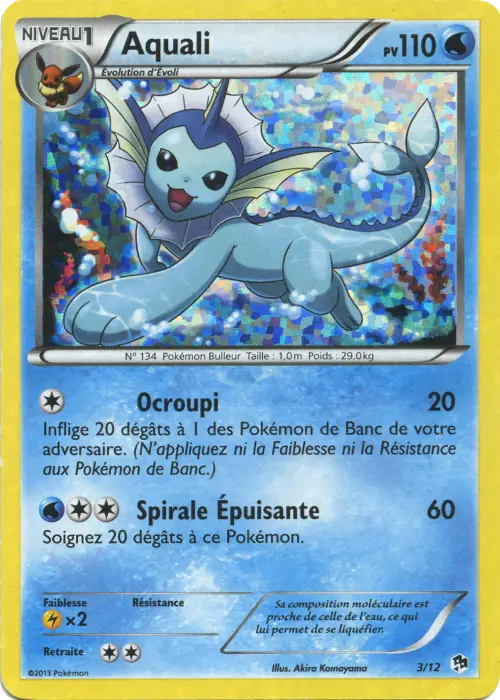 Vaporeon #3 — 2013 McDonald's Collection