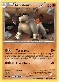 Carte Pokémon Terrakium #073 Cosmos — Nobles Victoires