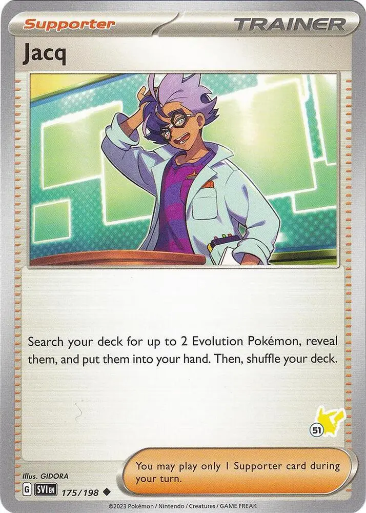 Jacq #Pikachu 51 — Battle Academy 2024