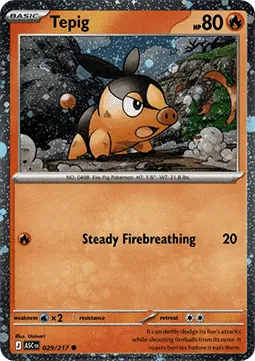 Tepig #029 Cosmos — Ascended Heroes