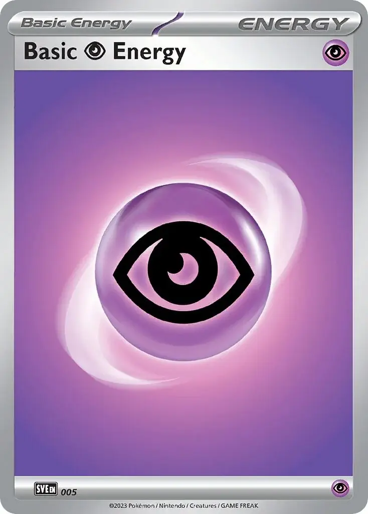 Carte Pokémon Énergie Psy #005 S5 Holo — Play! Pokémon Prize Pack Series