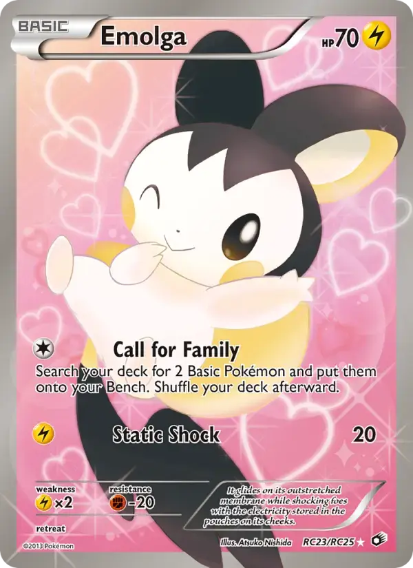 Carte Pokémon Emolga #RC23 — Trésors Légendaires