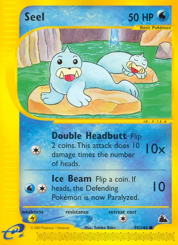 Carte Pokémon Otaria #95 — Skyridge