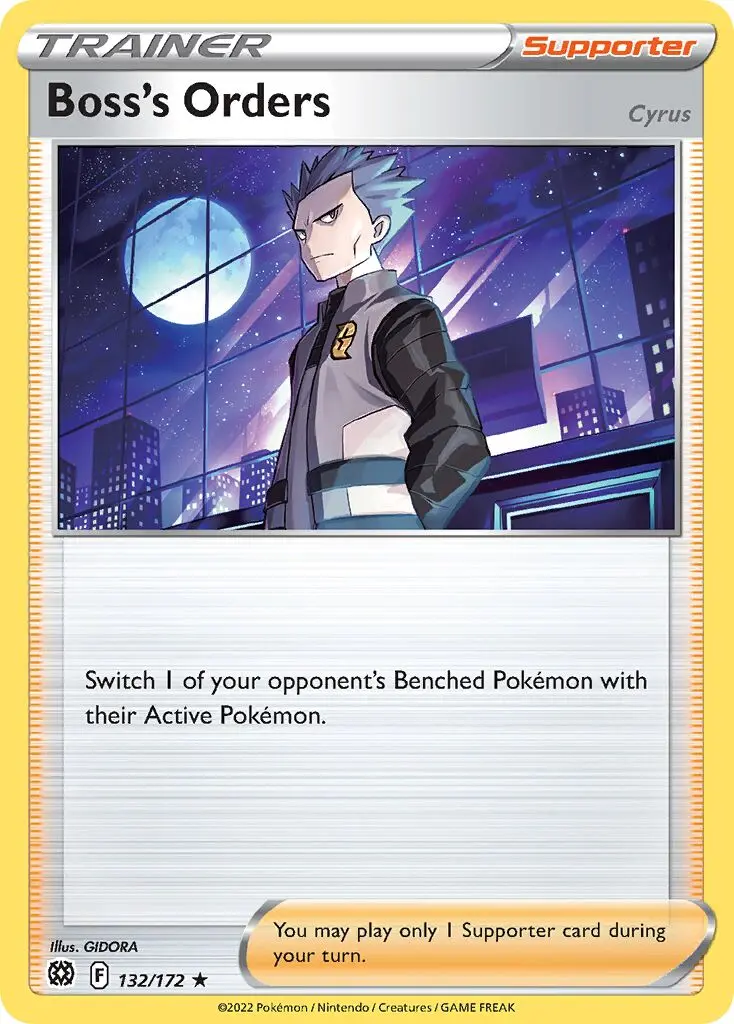 Carte Pokémon Ordres du Boss #132/172 S2 — Play! Pokémon Prize Pack Series