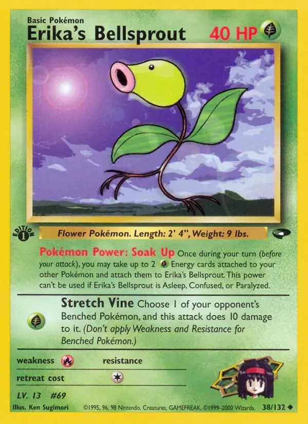 Carte Pokémon Erika's Chétiflor #38 — Gym Challenge