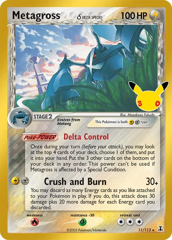 Metagross (Delta Species) #11/113 — 30th Celebration