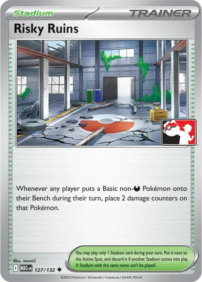 Risky Ruins #127/132 S8 — Play! Pokémon Prize Pack Series