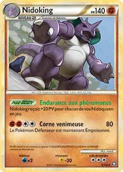 Carte Pokémon Nidoking #006 Non Holo — Triomphe
