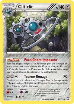 Carte Pokémon Cliticlic #073 Non Holo — Offensive Vapeur