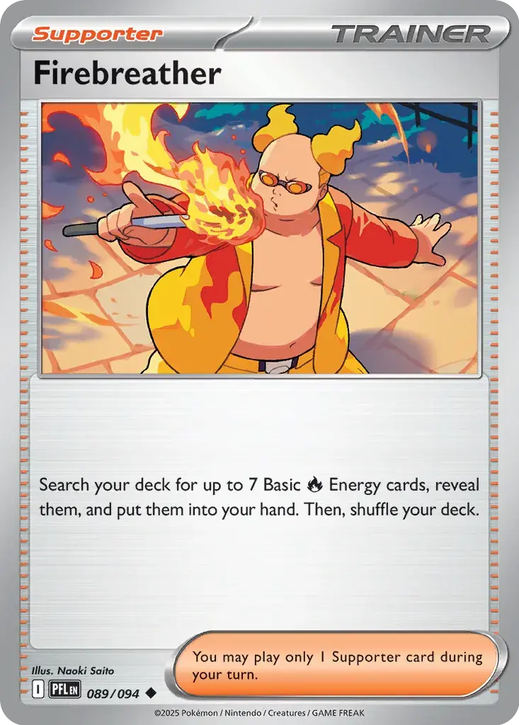 Firebreather #089/094 S9 — Play! Pokémon Prize Pack Series
