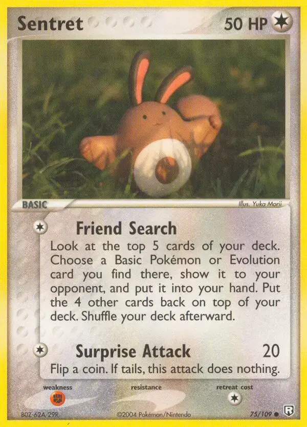 Carte Pokémon Fouinette #75 — EX Team Rocket Returns