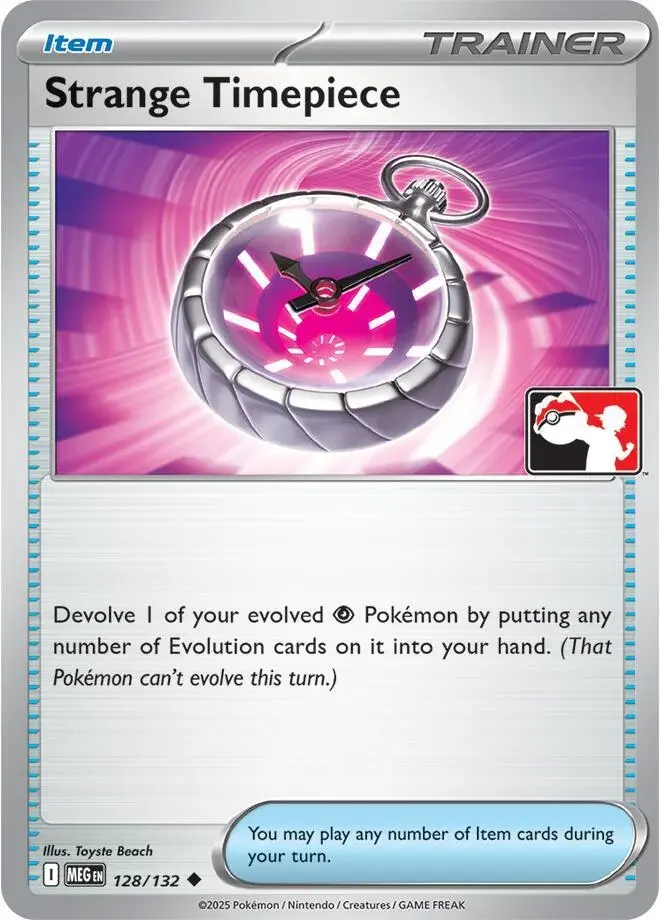 Strange Timepiece #128/132 S8 — Play! Pokémon Prize Pack Series