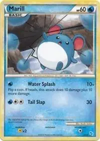 Marill #15 — HS Trainer Kit (Gyarados)
