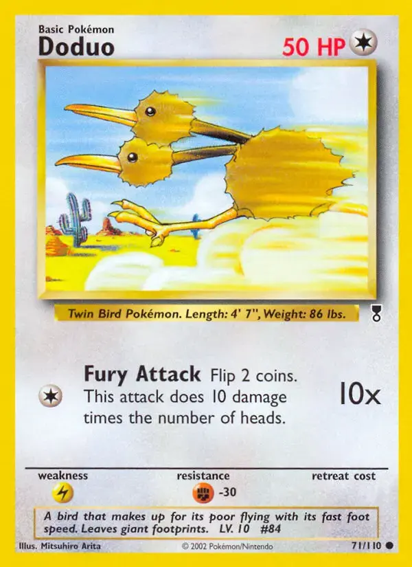 Carte Pokémon Doduo #71 — Legendary Collection