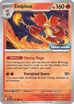 Carte Pokémon Goupelin #013 Stamp — Chaos Ascendant
