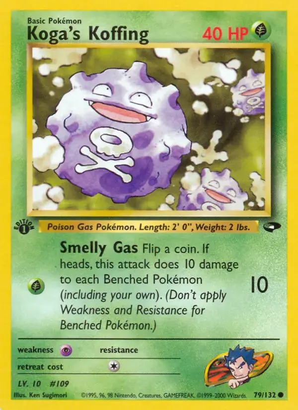 Carte Pokémon Koga's Smogo #79 — Gym Challenge