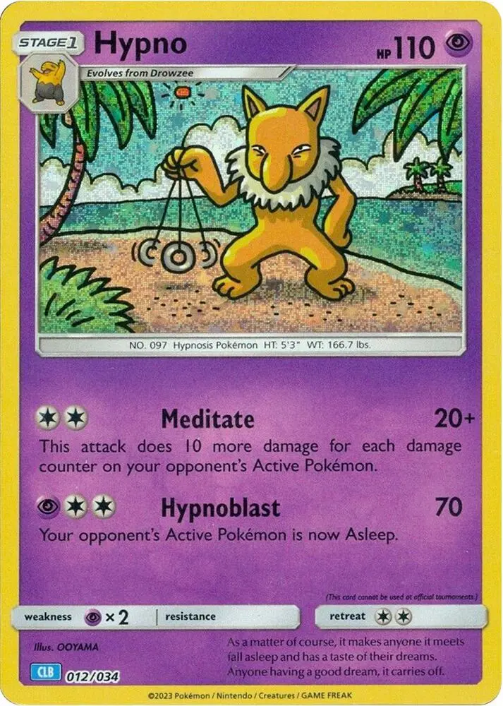 Carte Pokémon Hypno #012 — Deck Tortank & Suicune-ex