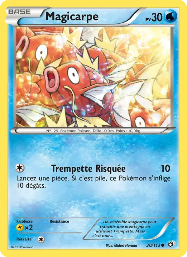 Carte Pokémon Magicarpe #30 — Trésors Légendaires