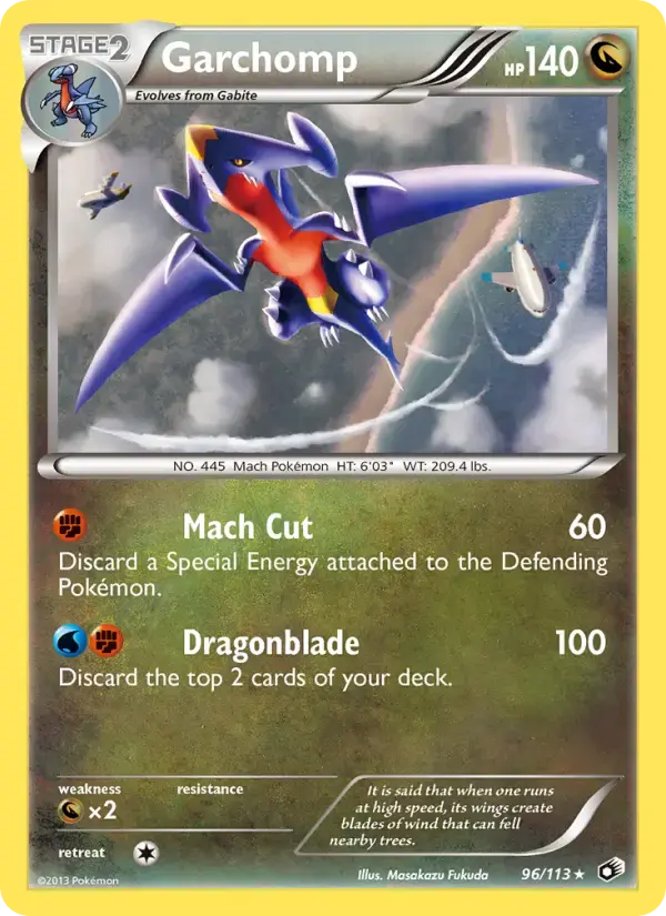 Carte Pokémon Garchomp #96 — Trésors Légendaires