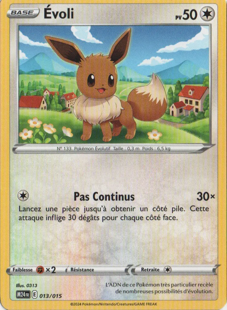 Carte Pokémon Évoli #13 — 2024 Promo McDonald's