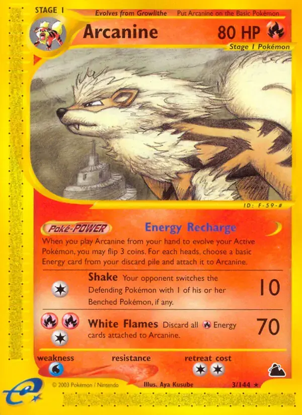 Carte Pokémon Arcanin #3 — Skyridge