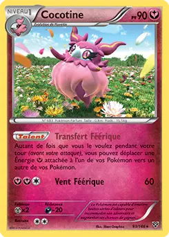 Carte Pokémon Cocotine #093 Non Holo — XY
