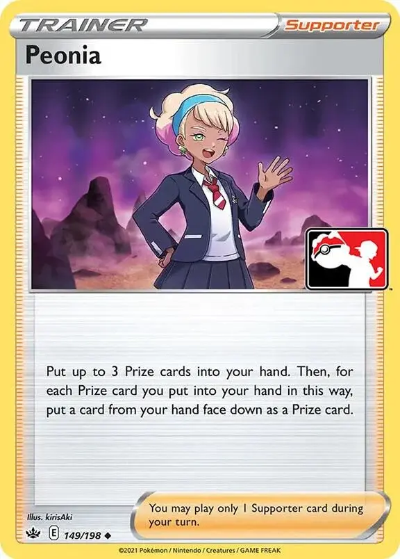 Peonia #149/198 S2 — Play! Pokémon Prize Pack Series