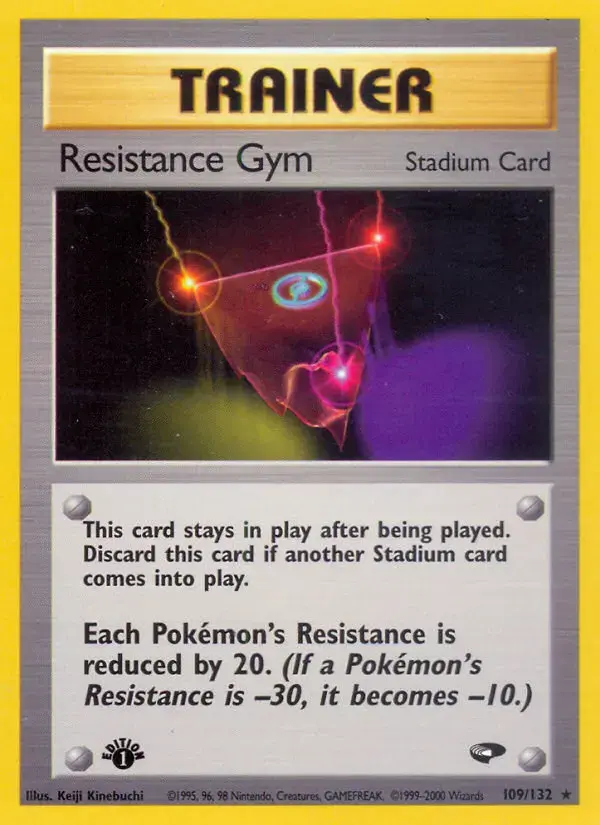 Carte Pokémon Resistance Gym #109 — Gym Challenge