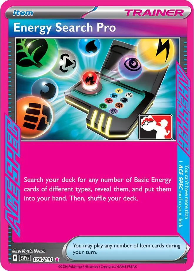 Energy Search Pro #176/191 S8 — Play! Pokémon Prize Pack Series