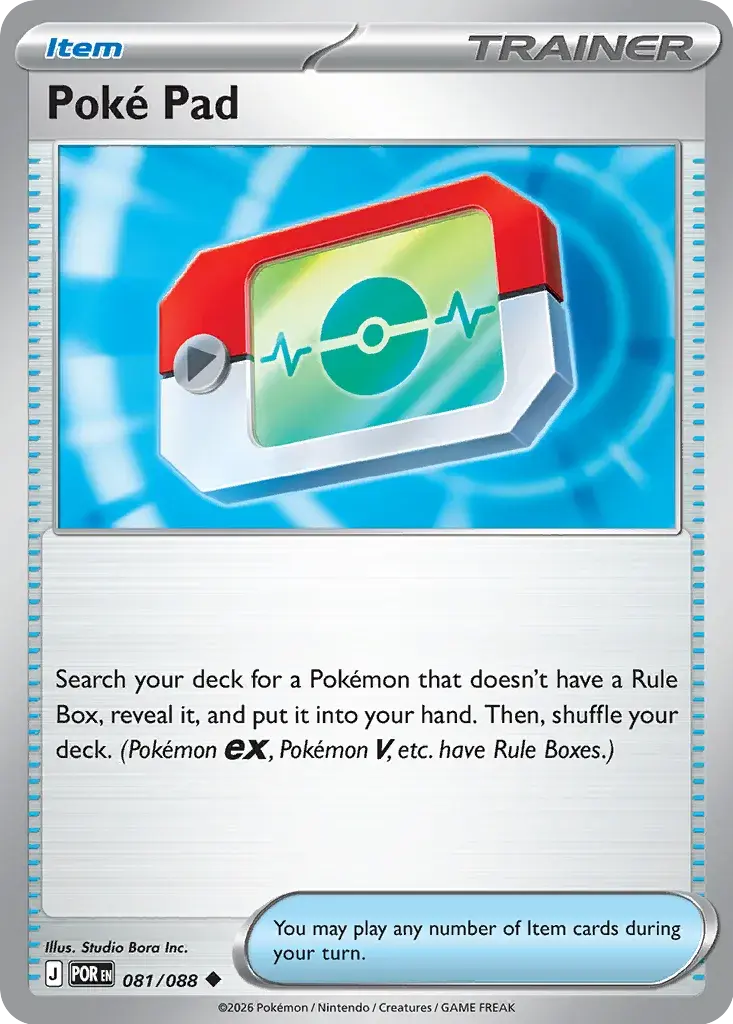 Poké Pad #081/088 S9 — Play! Pokémon Prize Pack Series