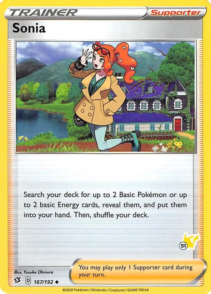 Carte Pokémon Sonya #Pikachu 51 — Académie de Combat 2022