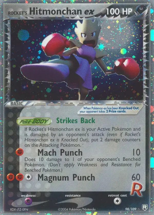 Carte Pokémon Rocket's Tygnon ex #98 — EX Team Rocket Returns