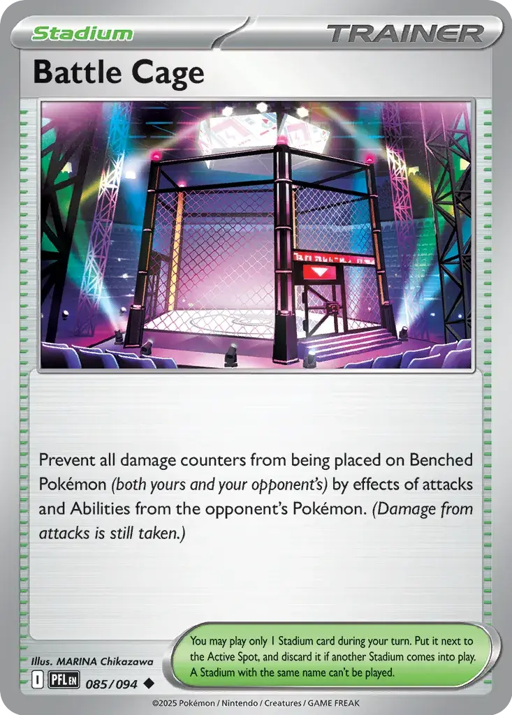 Battle Cage #085/094 S9 — Play! Pokémon Prize Pack Series